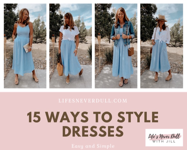 How To Style A Dress | How to style one piece, multiple ways